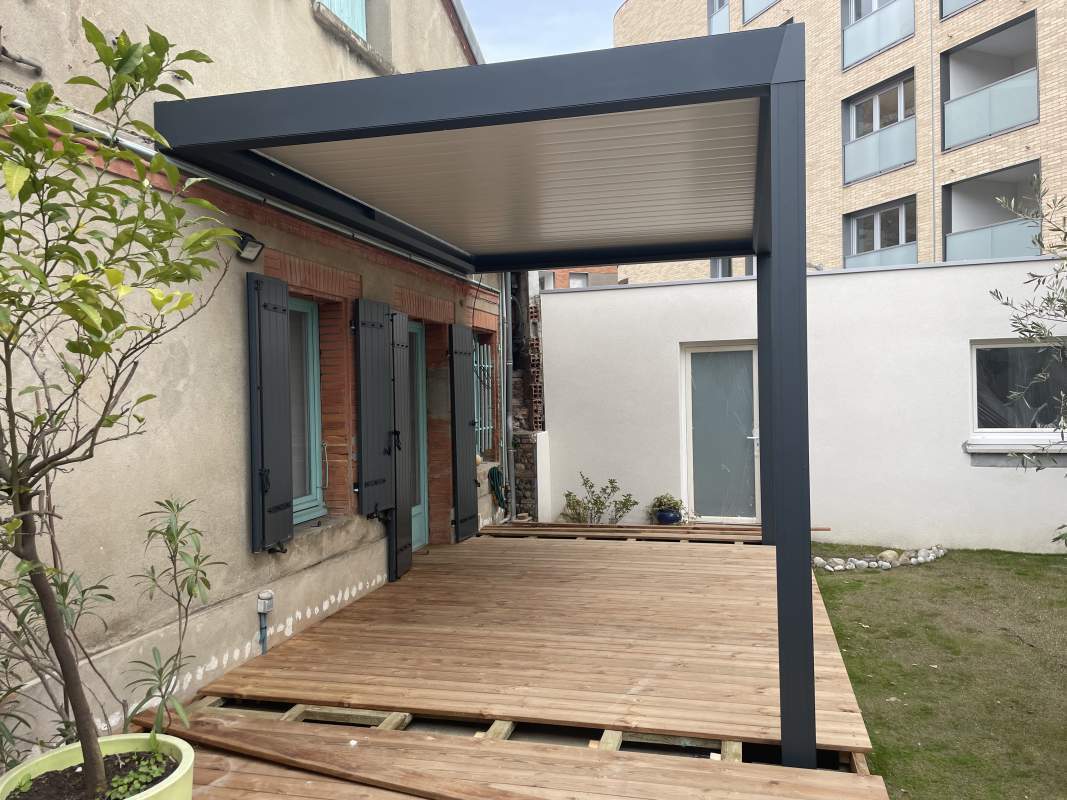 Photo de notre réalisation : Pergolas