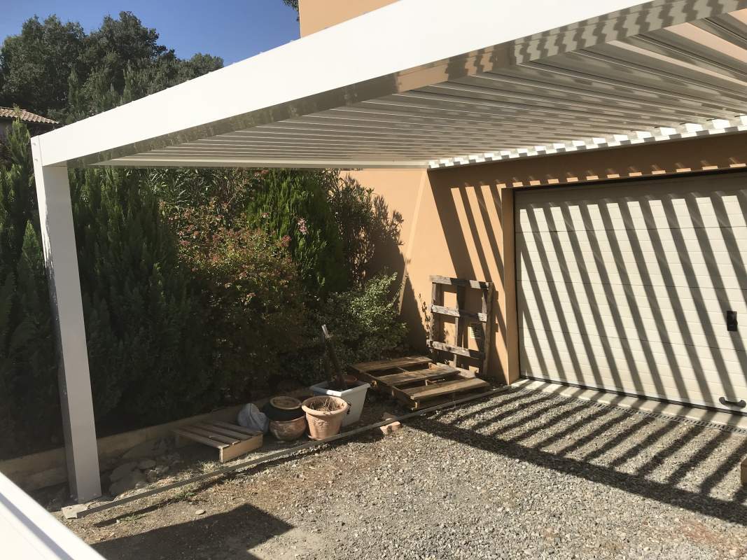 Photo de notre réalisation : Pergolas