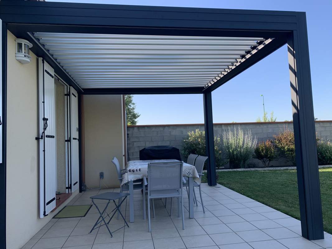 Photo de notre réalisation : Pergolas